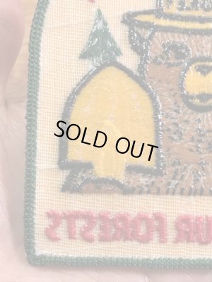 企業キャラクターのスモーキーザベアの70’s〜ヴィンテージ刺繡パッチ