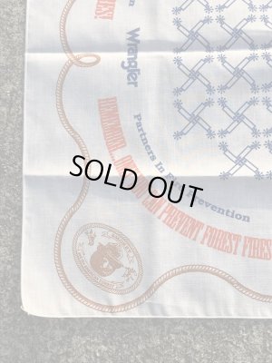 ラングラーのスモーキーベアの80年代ビンテージバンダナ