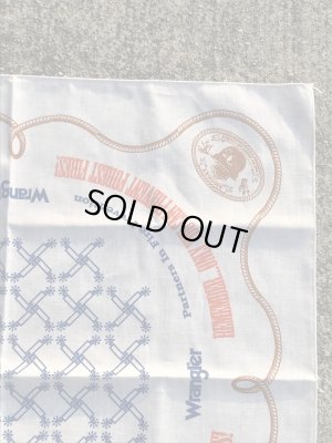 ラングラーのスモーキーベアの80年代ビンテージバンダナ