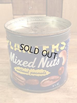 企業キャラクターのミスターピーナッツの70年代ビンテージブリキ缶