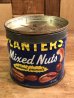企業キャラクターのミスターピーナッツの70年代ビンテージブリキ缶