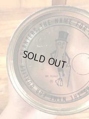 アドバタイジングキャラクターのミスターピーナッツの70’sヴィンテージTin缶