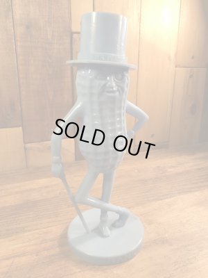 企業キャラクターのミスターピーナッツの60〜70年代ビンテージ貯金箱フィギュア