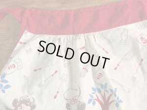 ボーデンのアドバタイジングキャラクター“エルシーとエルマー”の50’sヴィンテージキッチンエプロン