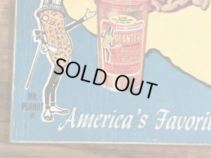 アドバタイジングキャラクターのミスターピーナッツの50’sヴィンテージ塗り絵