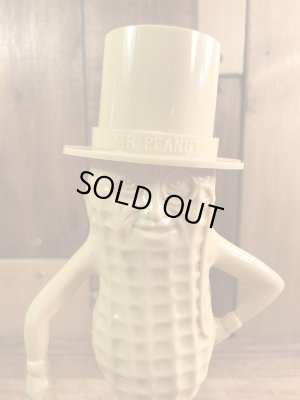 企業キャラクターのミスターピーナッツの60〜70年代ビンテージ貯金箱フィギュア