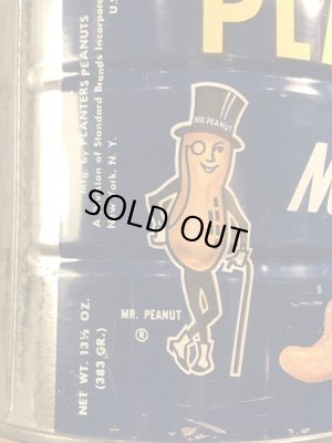 アドバタイジングキャラクターのミスターピーナッツの70’sヴィンテージTin缶