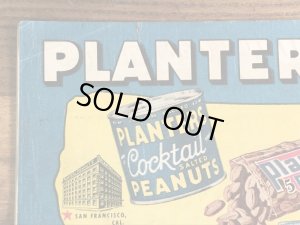 企業キャラクターのミスターピーナッツの50年代ビンテージペイントブック