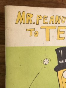 他の写真1: Mr.Peanut's Guide To Tennis Book　ミスターピーナッツ　ビンテージ　ハンドブック　アドバタイジングキャラクター　60年代