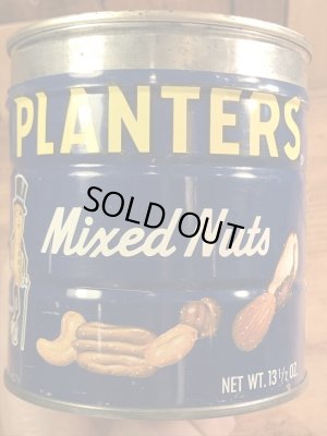 アドバタイジングキャラクターのミスターピーナッツの70’sヴィンテージTin缶