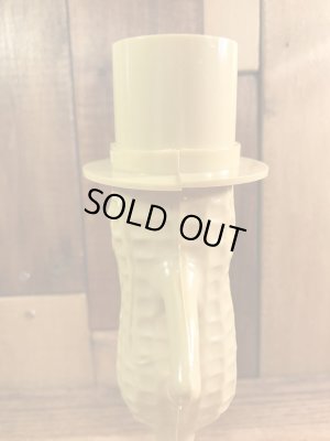 企業キャラクターのミスターピーナッツの60〜70年代ビンテージ貯金箱フィギュア