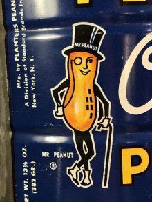 他の写真2: Planters Mr Peanut “Cocktail Peanuts” Tin Can　ミスターピーナッツ　ビンテージ　缶　アドバタイジングキャラクター　70年代