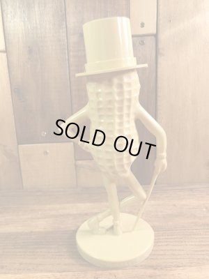 企業キャラクターのミスターピーナッツの60〜70年代ビンテージ貯金箱フィギュア