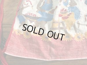 ボーデンのアドバタイジングキャラクター“エルシーとエルマー”の50’sヴィンテージキッチンエプロン