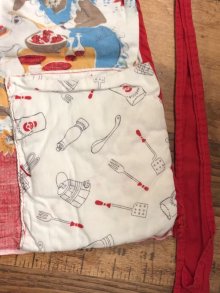 他の写真2: Borden Elsie Cow Elmer Bull Family Kitchen Apron　ボーデン　ビンテージ　エプロン　企業キャラクター　エルシー　50年代