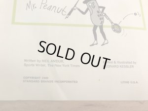 アドバタイジングキャラクターのミスターピーナッツの60’sヴィンテージハンドブック