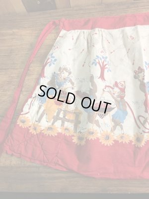 ボーデンの企業キャラクター“エルシーとエルマー”の50年代ビンテージエプロン