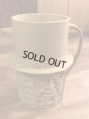 企業キャラクターのミスターピーナッツの60〜70年代ビンテージマグカップ