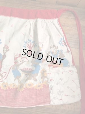 ボーデンの企業キャラクター“エルシーとエルマー”の50年代ビンテージエプロン