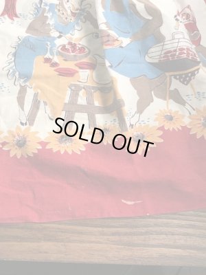 ボーデンのアドバタイジングキャラクター“エルシーとエルマー”の50’sヴィンテージキッチンエプロン