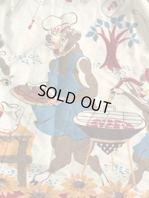 ボーデンのアドバタイジングキャラクター“エルシーとエルマー”の50’sヴィンテージキッチンエプロン