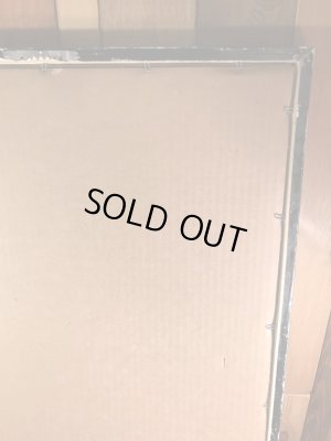 アドバタイジングキャラクターのミスターピーナッツの80’sヴィンテージパブミラー