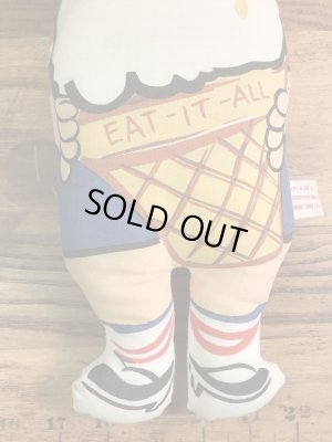アドバタイジングキャラクターのEat-It-All Cone Kidsの70〜80’sヴィンテージクロスドール