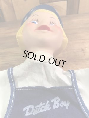 企業キャラクターのダッチボーイの60年代ビンテージパペットドール