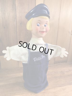 企業キャラクターのダッチボーイの60年代ビンテージパペットドール