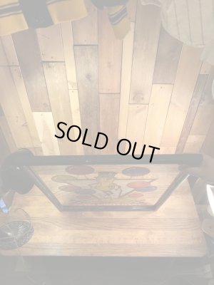 企業キャラクターのミスターピーナッツの80年代ビンテージパブミラー