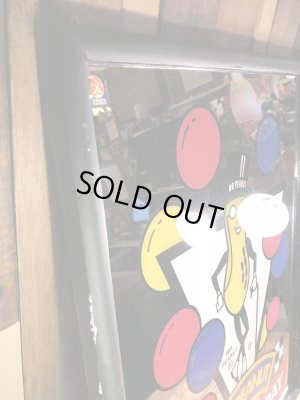 企業キャラクターのミスターピーナッツの80年代ビンテージパブミラー