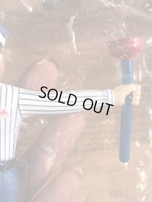 企業キャラクターのミスタールーターの90年代〜ビンテージベンダブルフィギュア