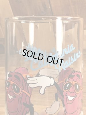 アドバタイジングキャラクターのカリフォルニアレーズンズの80’sヴィンテージビッググラス