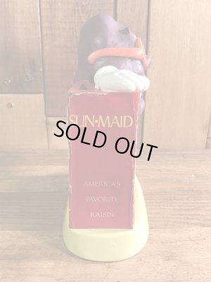 企業キャラクターのカリフォルニアレーズンの80年代ビンテージ貯金箱