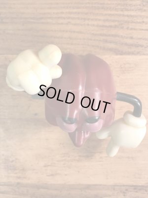 企業キャラクターのカリフォルニアレーズンの80年代ビンテージトコトコ人形