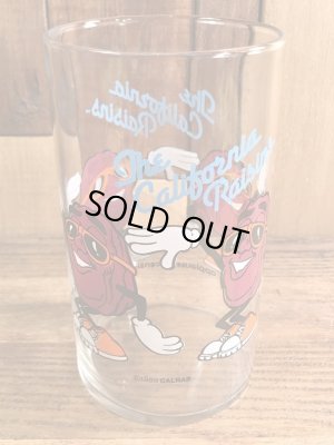 アドバタイジングキャラクターのカリフォルニアレーズンズの80’sヴィンテージビッググラス