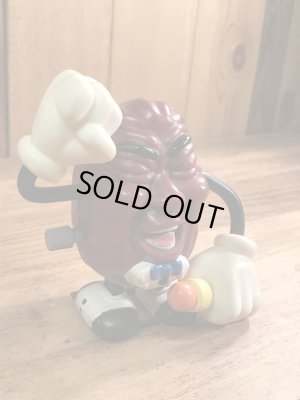 企業キャラクターのカリフォルニアレーズンの80年代ビンテージトコトコ人形