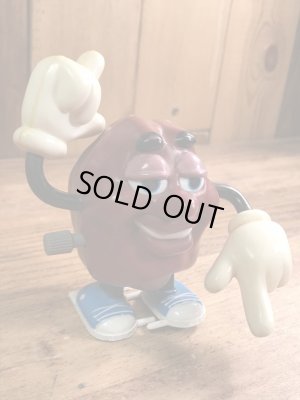 企業キャラクターのカリフォルニアレーズンの80年代ビンテージトコトコ人形