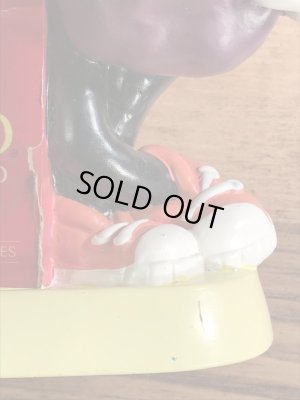 アドバタイジングキャラクターのカリフォルニアレーズンズの80’sヴィンテージコインバンクドール