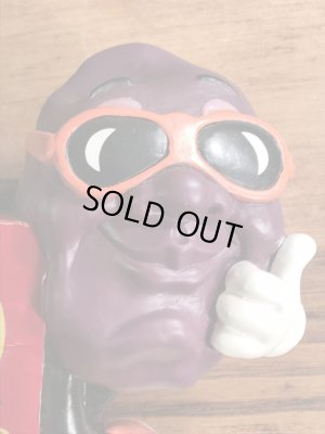 企業キャラクターのカリフォルニアレーズンの80年代ビンテージ貯金箱