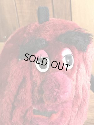 企業キャラクターのカリフォルニアレーズンの80年代ビンテージ縫いぐるみ