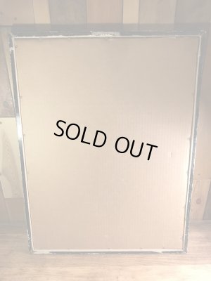 アドバタイジングキャラクターのミスターピーナッツの80’sヴィンテージパブミラー