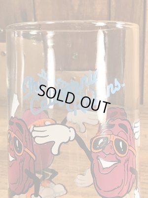 アドバタイジングキャラクターのカリフォルニアレーズンズの80’sヴィンテージビッググラス