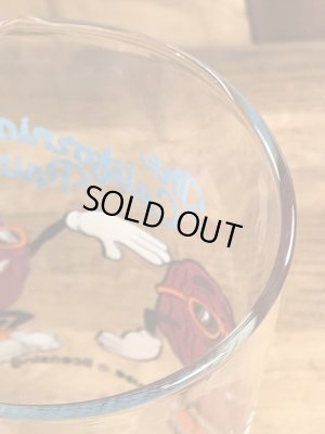 企業キャラクターのカリフォルニアレーズンの80年代ビンテージグラスコップ