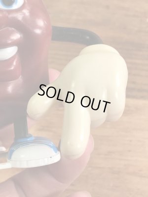 企業キャラクターのカリフォルニアレーズンの80年代ビンテージトコトコ人形