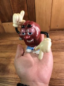 他の写真3: Applause California Raisins “Justin X. Grape” Wind Up Toy　カリフォルニアレーズン　ビンテージ　トコトコ人形　企業キャラクター　80年代