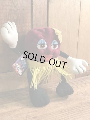 企業キャラクターのカリフォルニアレーズンの80年代ビンテージくねくね人形