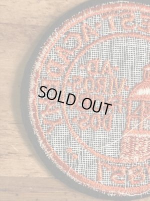 アメリカのイリノイ州レイクフォレストのボーディングスクールの〜70年代ビンテージ刺繡ワッペン