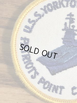 アメリカ海軍の航空母艦Yorktown CV-10の70’s〜ヴィンテージ刺繡パッチ