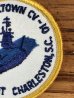 アメリカ海軍の航空母艦ヨークタウンの70年代〜ビンテージ刺繡ワッペン